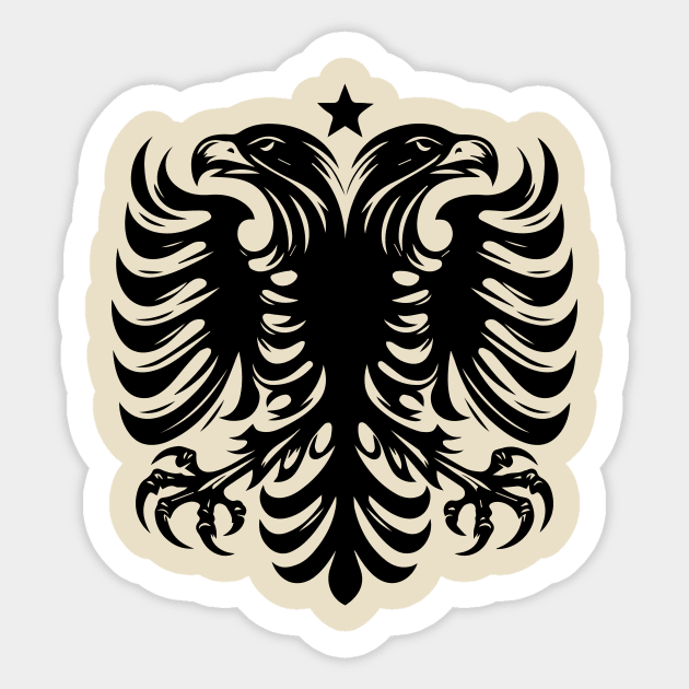 two headed eagle Sticker by lkn